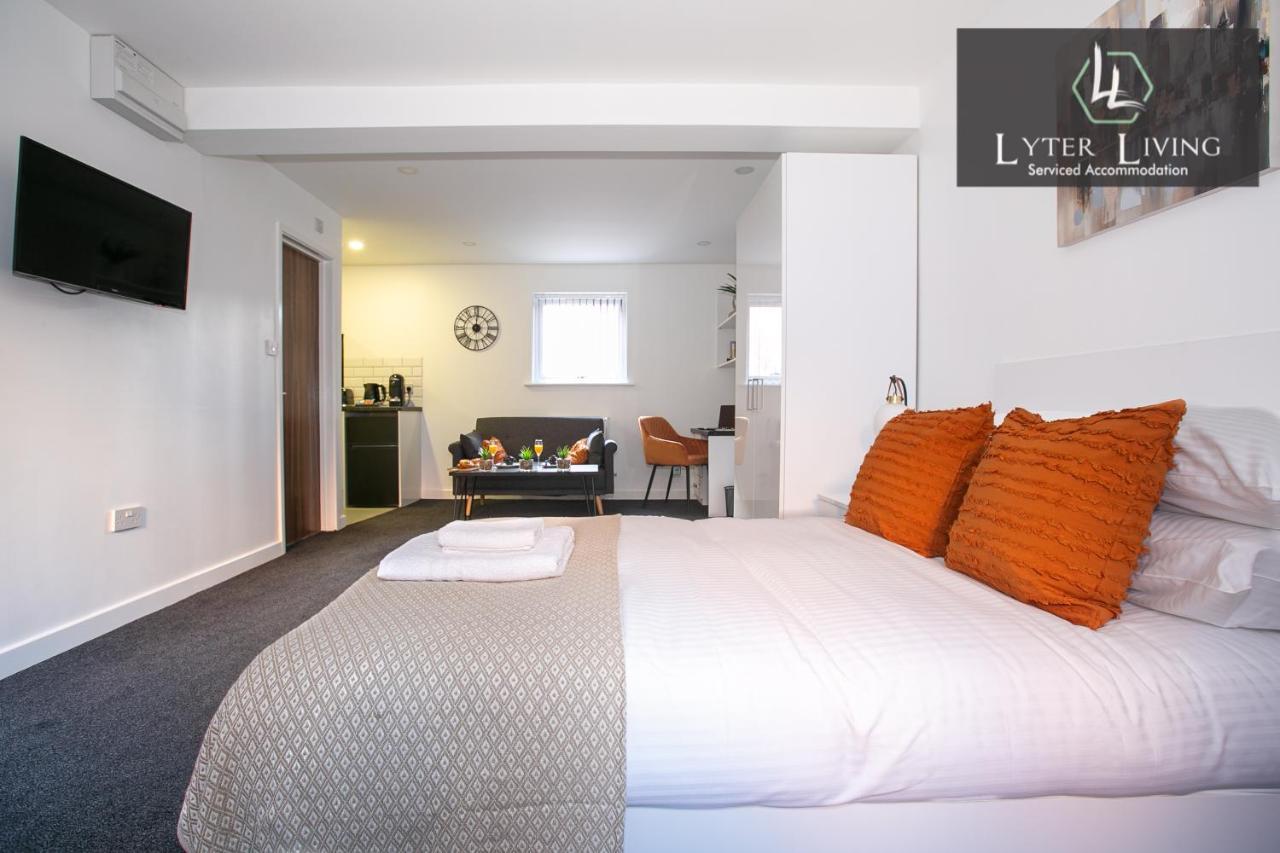 Leicester'S Lyter Living Serviced Apartments Opposite Leicester Railway Station Eksteriør billede